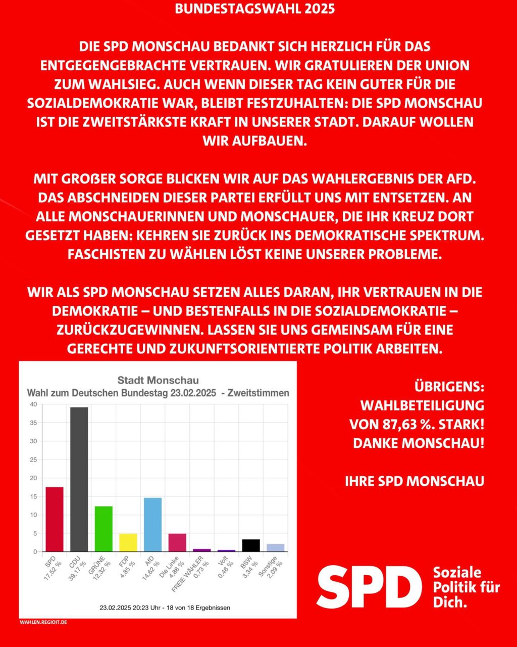 Instagram post from spd_monschau. This post is in position 18.